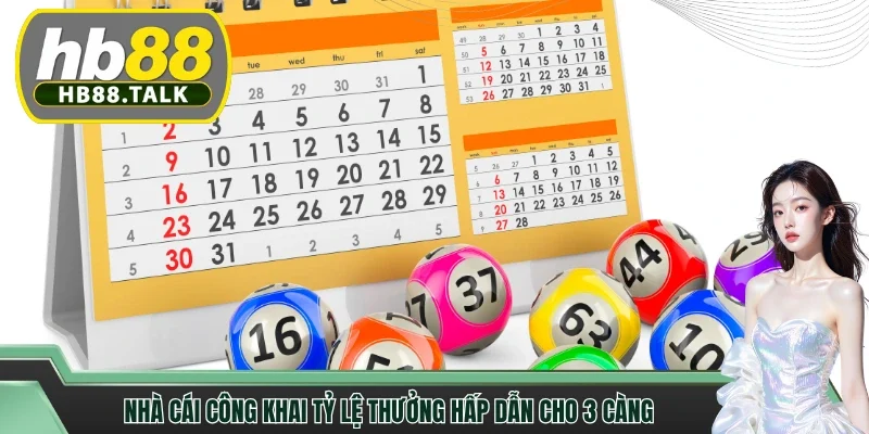 Nhà cái công khai tỷ lệ thưởng hấp dẫn cho 3 càng